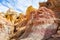 Colorful Geological Rock Formations in Calhan, Colorado
