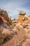 Colorful Geological Rock Formations in Calhan, Colorado