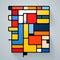 Colorful Geometric Blocks: Contemplative Minimalist Abstractions
