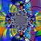 Colorful geometric fractal