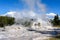 Colorful geysers in Yellowstone