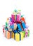 Colorful gifts box