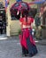 A colorful girl dressed in Victorian costume at the annual Bristol Renaissance Faire