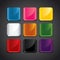 Colorful glossy backgrounds for app icons