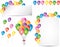 Colorful glossy balloons set