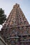 Colorful Gopuram, Sarangapani Temple, Kumbakonam, Tamil Nadu, India