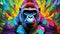 Colorful Gorilla