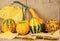 Colorful gourds