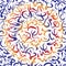 colorful gradient ornament pattern Arabic calligraphy