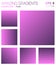 Colorful gradients in shocking pink, plum color.