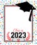 Colorful Graduation Background Template class of 2023