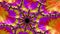 Colorful groovy vibrant trippy hypnotizing fractal animation