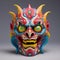 Colorful Grotesque Demon Mask Inspired By Point-neuf Mascarons