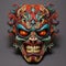 Colorful Grotesque Mask Inspired By Ancient Chinese Art And Comic Books