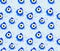 Colorful grunge Turkish Nazar Boncugu or Evil Eye amulets seamless pattern. Believed that it protects against evil eye