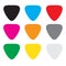 Colorful guitar picks