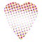 Colorful Halftone Heart