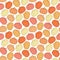 Colorful Halloween vector pattern.Seamless october background