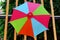 Colorful Handmade Fabric Parasol