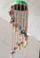 Colorful handmade wind chimes or ornaments hanging with elephants figure and Diamonds