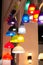 Colorful hanging plastic lamp for decorate