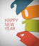 Colorful Happy New Year 2014 vector card