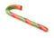 Colorful hard striped candy cane