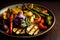 Colorful and Healthy Grilled Vegetables Food Photography