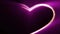 Colorful Heart with nice glowing neon light  Sign and symbol of love  Show your love for Valentine\\\'s or any holiday