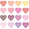 Colorful heart shape