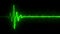 Colorful heartbeat rate and pulse on black screen, seamless and loop motion animate footage