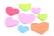 Colorful hearts