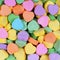 Colorful Hearts background. Sweetheart Candy