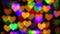 Colorful hearts illumination for holiday or abstract boke background