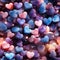 Colorful hearts with realistic lighting effects (tiled