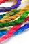 Colorful hemp rope