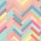 Colorful Herringbone Background With Rococo Pastel Hues