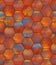 Colorful Hexagonal Tiled Seamless Texture