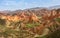 Colorful hills in the colorful Danxia scenic spot in Zhangye, Gansu