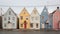 Colorful Homes In Arctic Town: Minimalist Queen Anne Architecture In Husavik