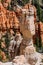 Colorful Hoodoo Rock Formations in Bryce Canyon National Park, U