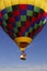 Colorful Hot Air Balloon Over Arizona