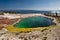 Colorful hot spring near Lake Yellowstone
