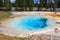 Colorful hot water pool in the Yellowstone National park, USA