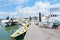 Colorful houseboats in Sausalito California