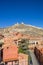 Colorful houses of Albarracin and the surrounding walls