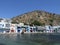 Colorful houses of Ancient Greek fishing village