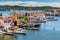 Colorful Houses And Boats In Port Grimaud-France