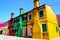Colorful houses building architecture in Burano Island