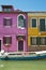 Colorful houses in Burano Italy
